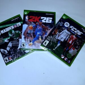 Microsoft Xbox Series X Video Games - Green Cases